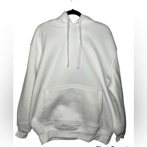 Bon-Bel White Hoodie Jacket Size 2XL
